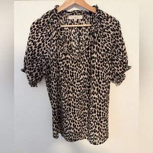 Ann Taylor Loft short sleeved blouse